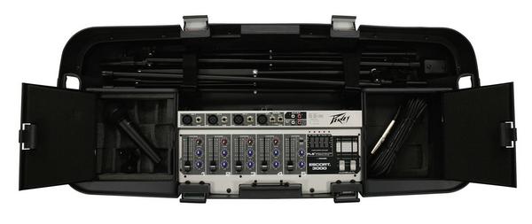 レア希少Peavey 黒っぽく Escort 3000Portable PA System