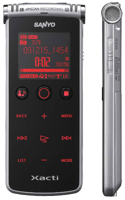 Sanyo Xacti XPS01 Sound Recorder **SALE WAS £199** - djkit.com