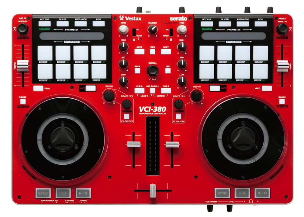 Vestax VCi 380 - Red - djkit.com UK