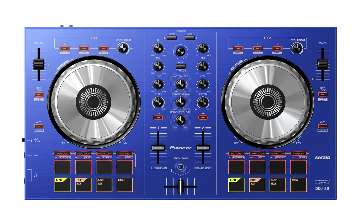 Pioneer DDJ-SB Blue Serato DJ Controller