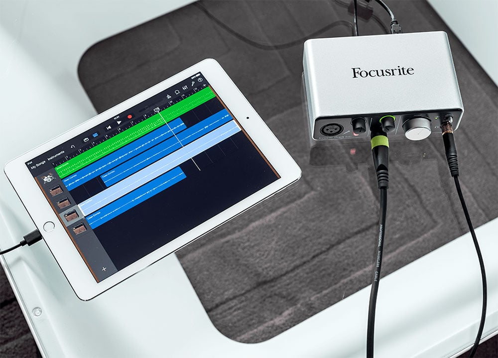 Focusrite iTrack Solo with Lightning Connection